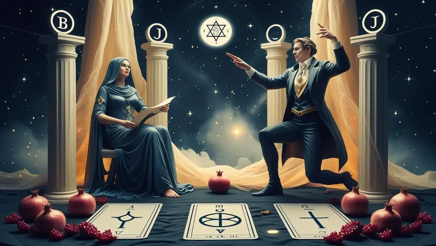 the high priestess và the magician trong tình yêu