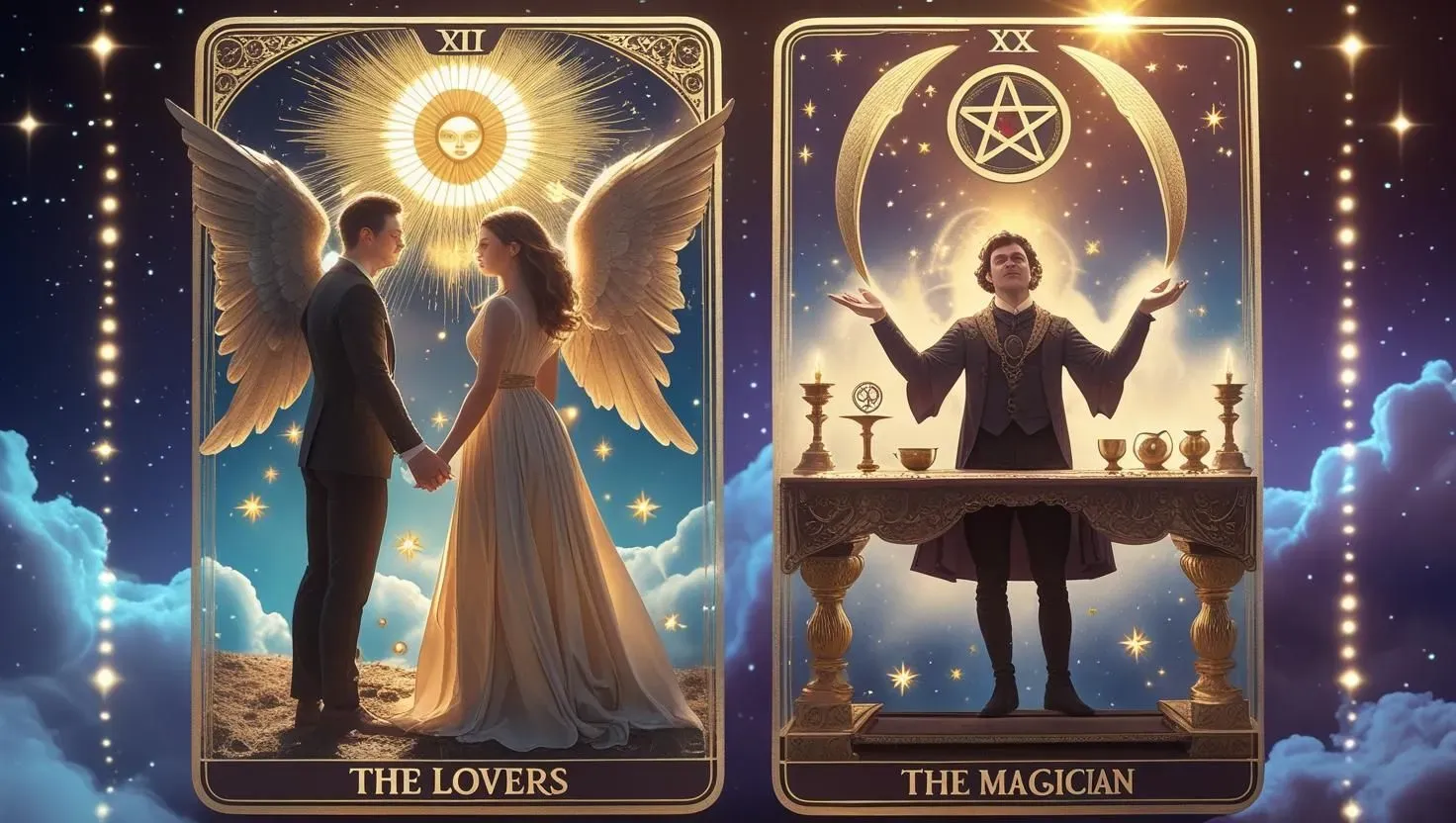 the lovers và the magician trong tình yêu
