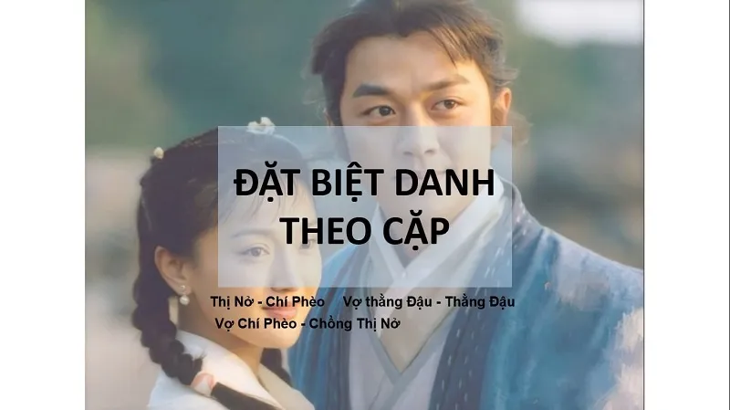 Gợi ý biệt danh hay nhất cho các cặp đôi